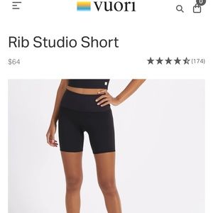 Vuori rib studio short